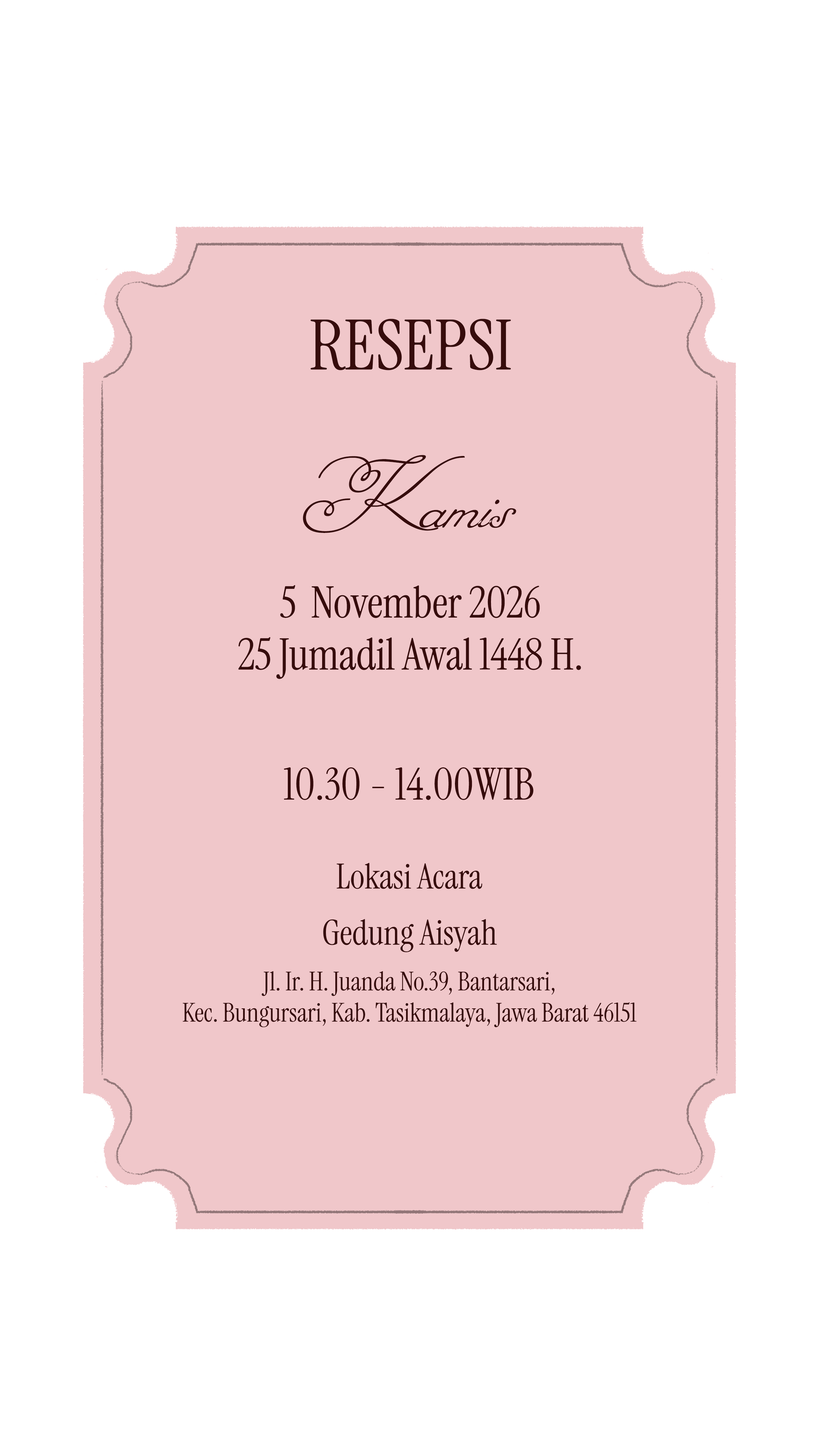 Resepsi Pernikahan